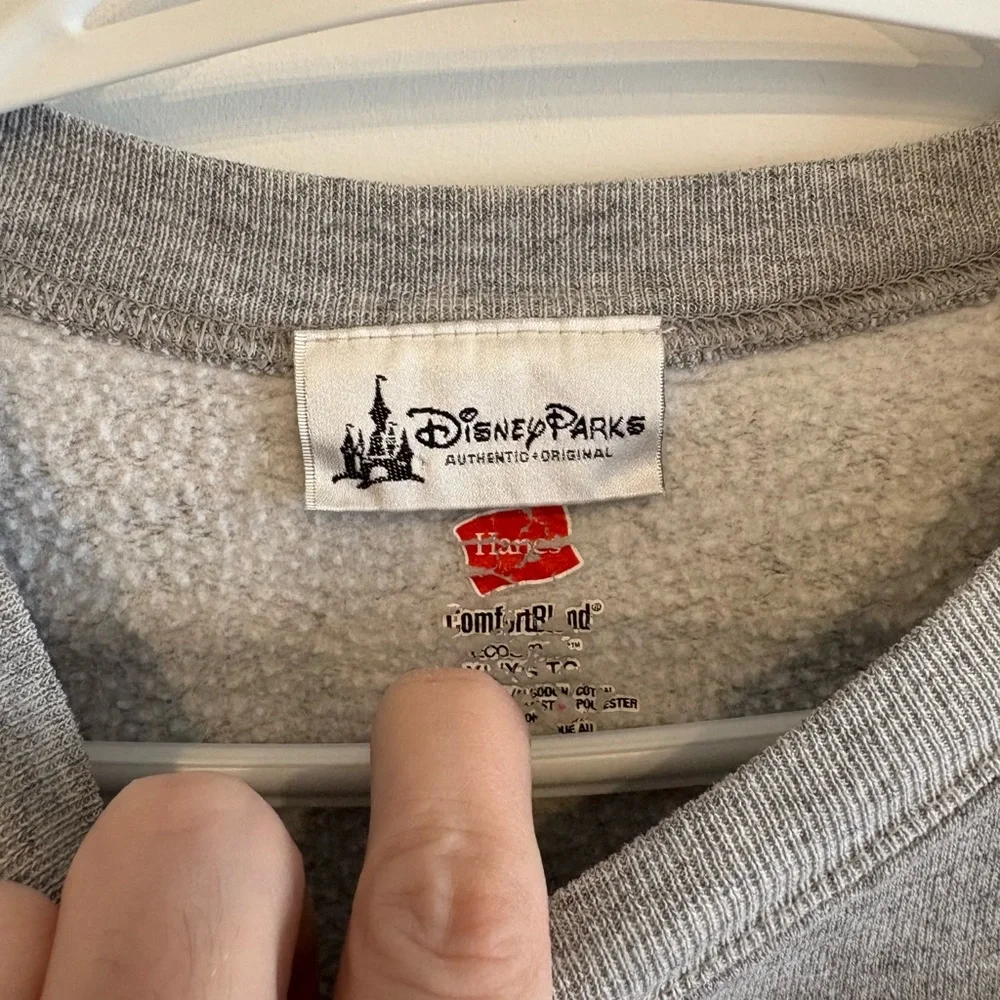 Disney Gray Crewneck Sweater with Mickey Mouse - Picture 2 of 2